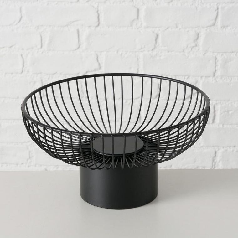 Boltze, patery metalowe na owoce, Cindy, 2 szt. ø 30-39 cm