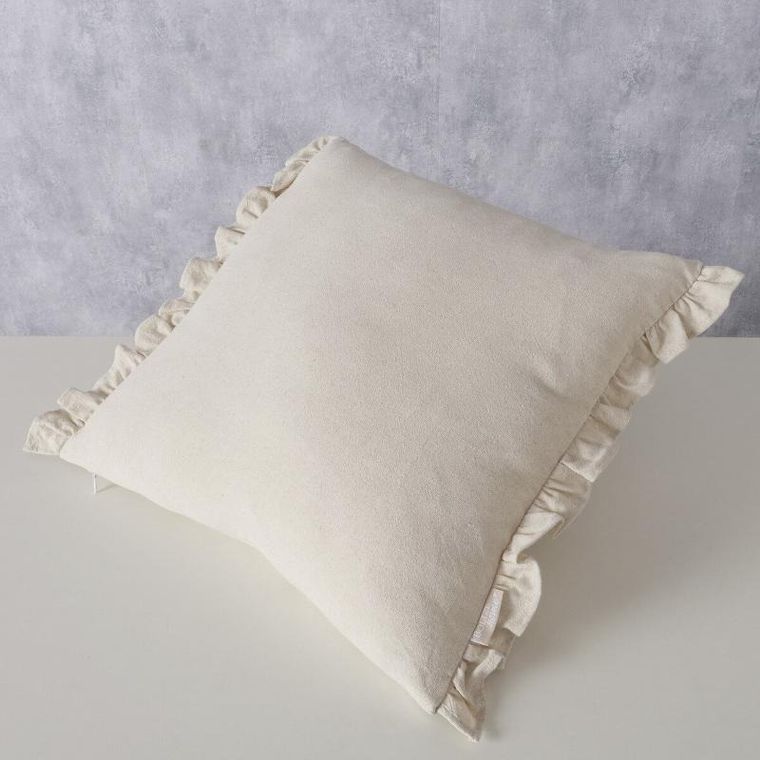 Boltze, poduszka ozdobna z falbanką, Padi, 43-43 cm