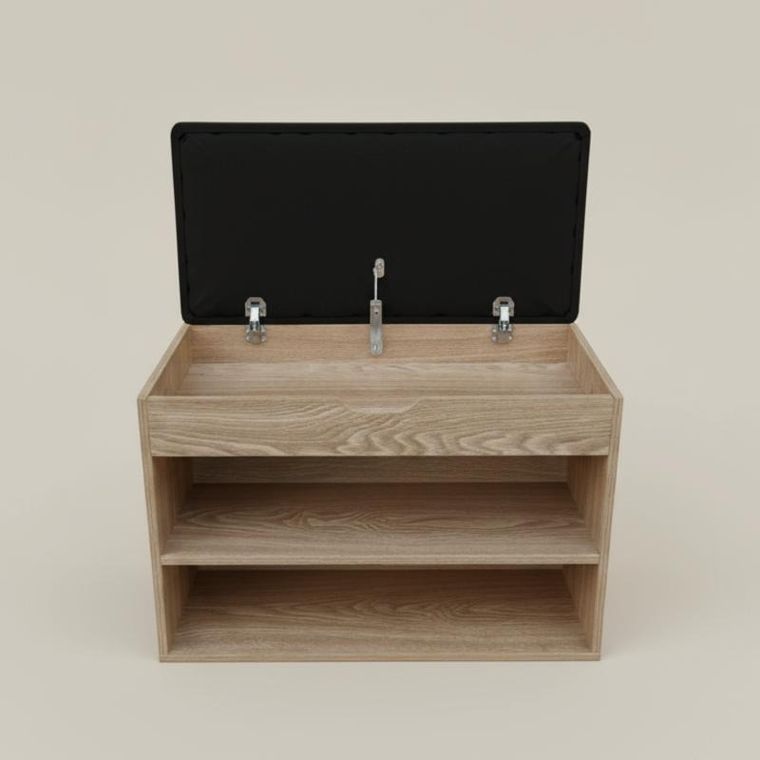 Boximo, Leva, szafka na buty z siedziskiem, 60-30-47 cm