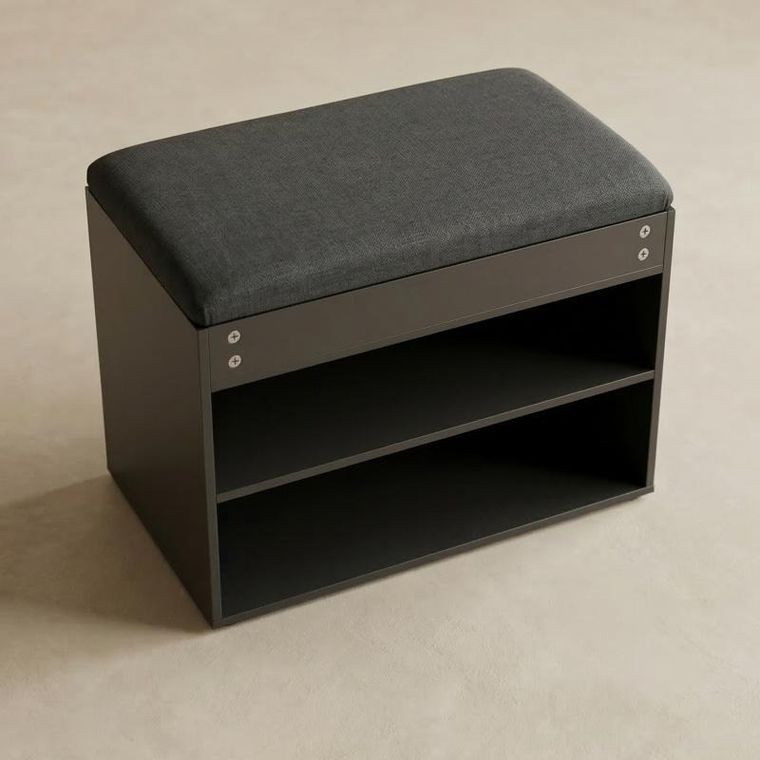 Boximo, Vira, szafka na buty z siedziskiem i schowkiem, 60-50-35 cm