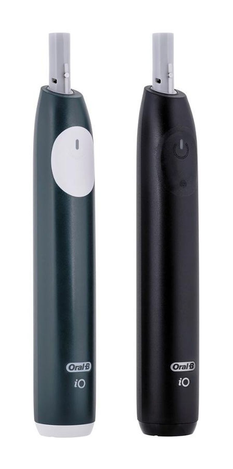 Braun, Oral-B, iO2 Duo, szczoteczka elektryczna, magnetyczna, Night Black & Forest Green, 2 szt.