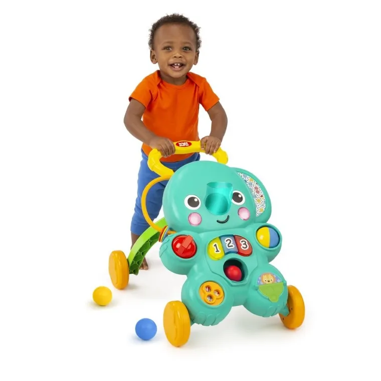 Bright Starts, Stroll 'n Roll, chodzik interaktywny, pchacz dla dzieci, 2w1