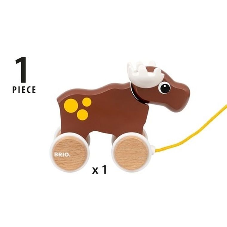 Brio, Łoś, zabawka drewniana do ciągnięcia