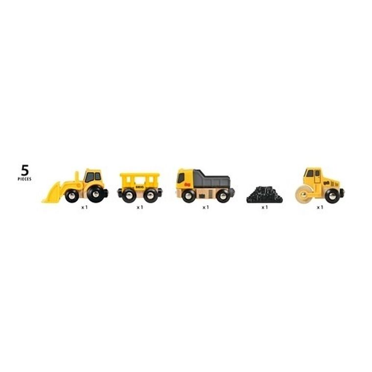 Brio, World, drewniane pojazdy budowlane