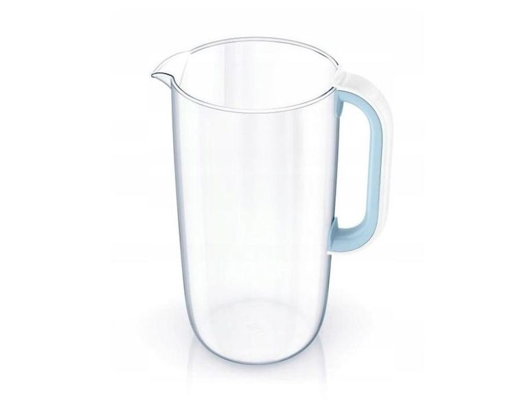 Brita, Glass, dzbanek filtrujący, 2 wkłady MaxtraPro PP, niebieski, 2,5l