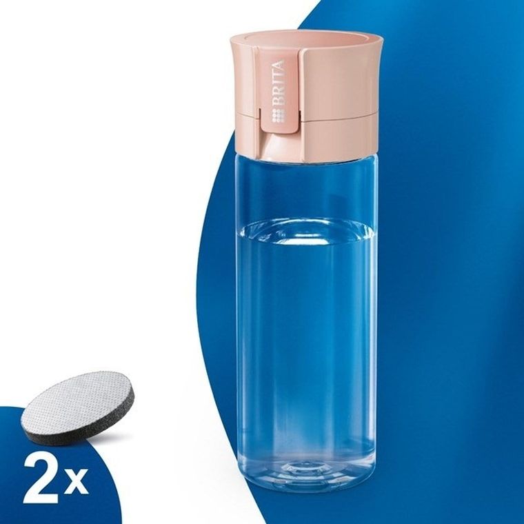 Brita, Vital, butelka filtrująca, pastelowa brzoskwinia