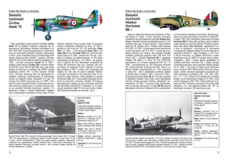 Broń Wojska Polskiego 1939-1945. Lotnictwo