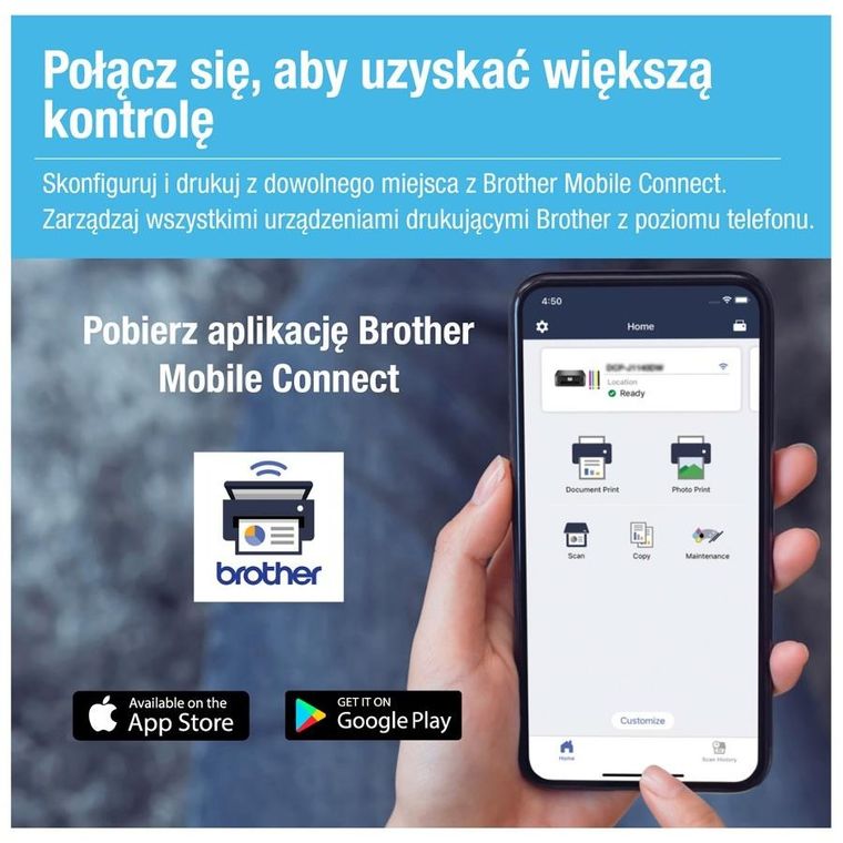 Brother, urządzenie wielofunkcyjne, DCP-T430W