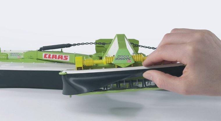 Bruder, Kosiarka trzyczęściowa Claas Disco 8550 C Plus