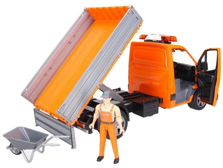 Bruder, Mercedes-Benz Sprinter, pojazd komunalny z figurką i akcesoriami