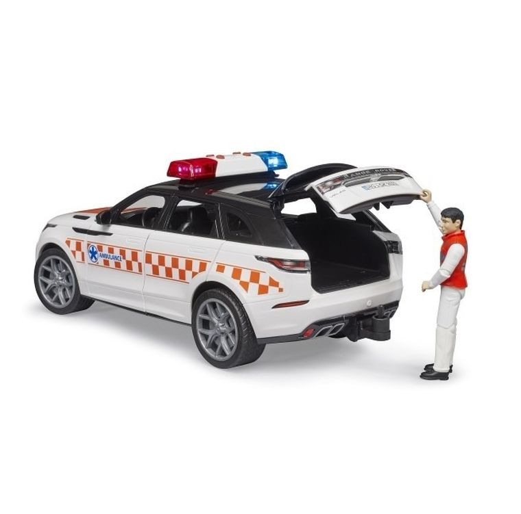Bruder, Range Rover Velar, ambulans, pojazd z figurką