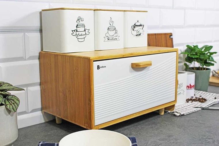 Brunbeste, chlebak, pojemnik bambusowy na pieczywo