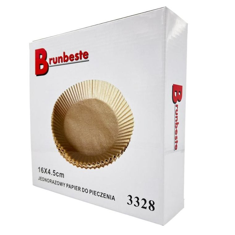 Brunbeste, wkład papierowy do frytownicy, 20 cm, 100 szt.