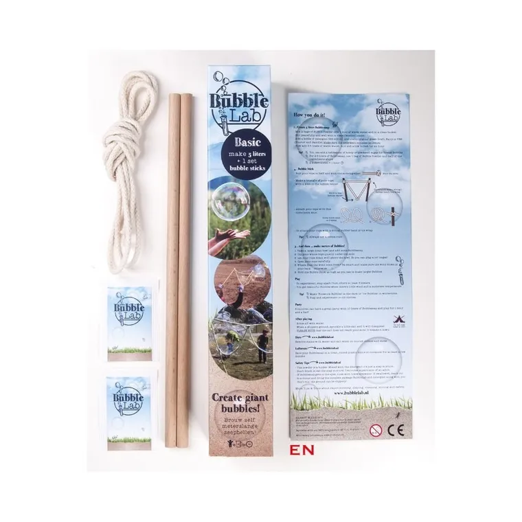 BubbleLab, bańki mydlane w tubie