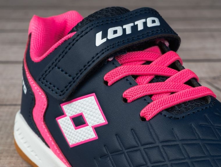 Buty piłkarskie dziecięce, halowe, mix, Lotto Dasher