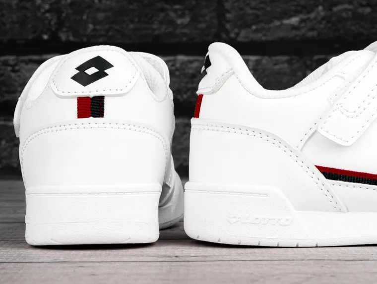 Buty sportowe chłopięce, białe, Lotto