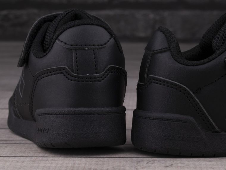 Buty sportowe chłopięce, czarne, Lotto