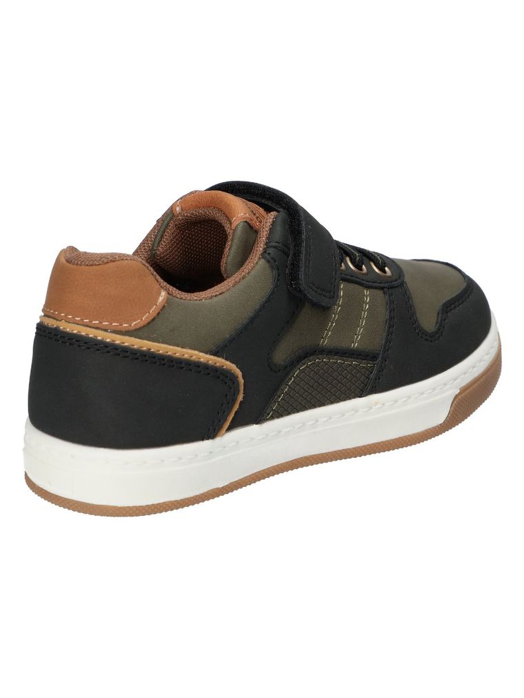 Buty sportowe chłopięcie, khaki, skórzana wkładka, American Club