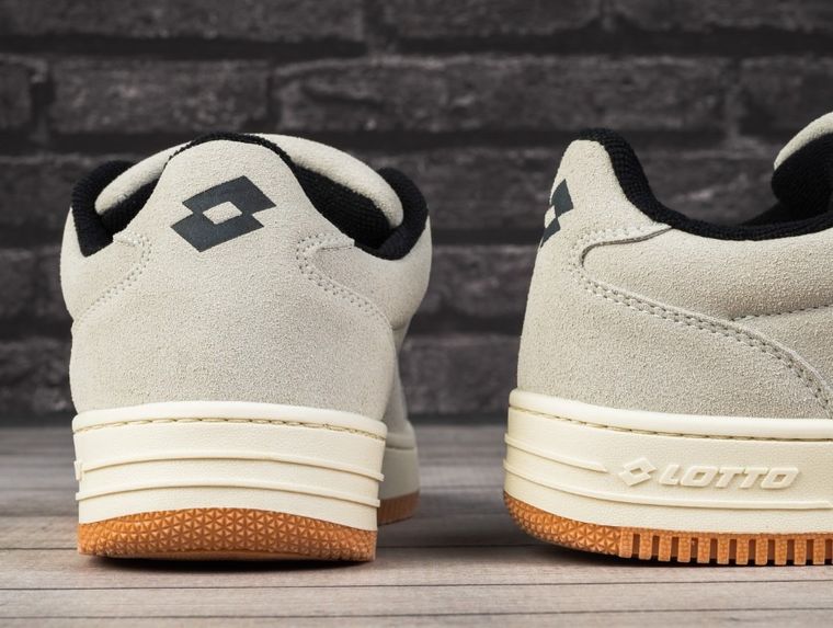 Buty sportowe damskie, beżowe, Lotto Yarin