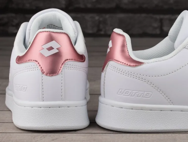 Buty sportowe damskie, białe, Lotto Dampolis GC