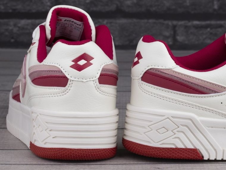 Buty sportowe damskie, białe, Lotto Pinadee