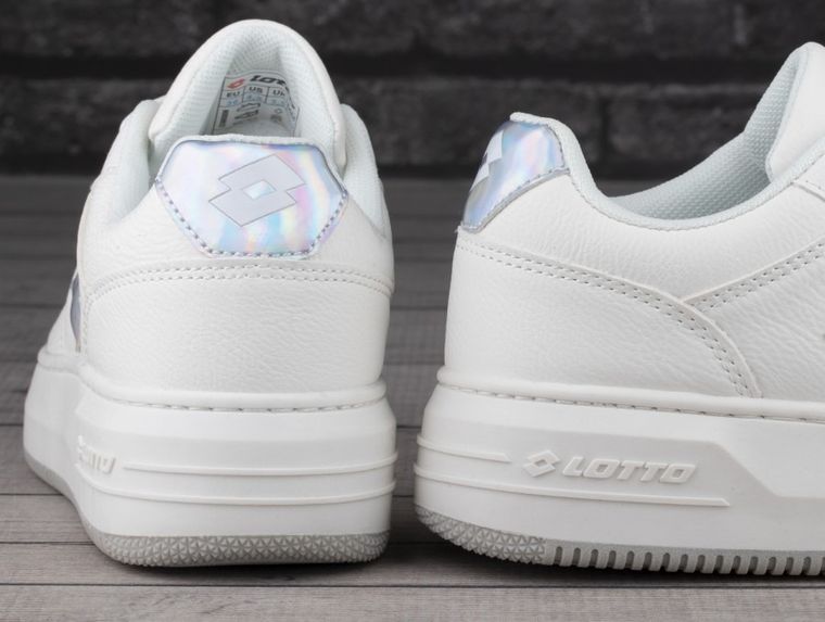 Buty sportowe damskie, białe, Lotto Toco BC