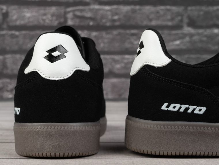 Buty sportowe damskie, czarne, Lotto Vintal