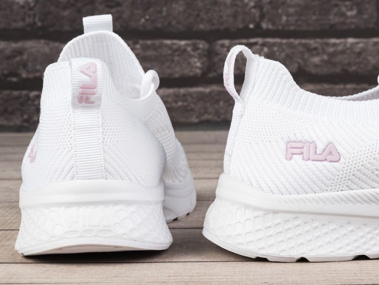 Buty sportowe damskie, do biegania, białe, Fila Run It