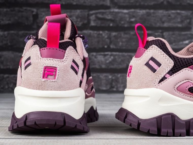 Buty sportowe damskie, różowe, Fila Ray Tracer