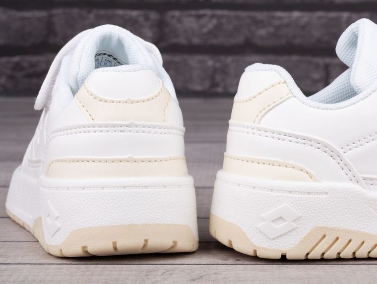 Buty sportowe dziecięce, białe, Lotto Groovn K