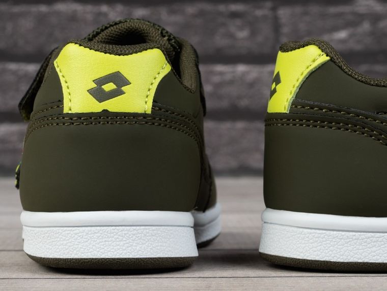 Buty sportowe dziecięce, khaki, Lotto Animol M