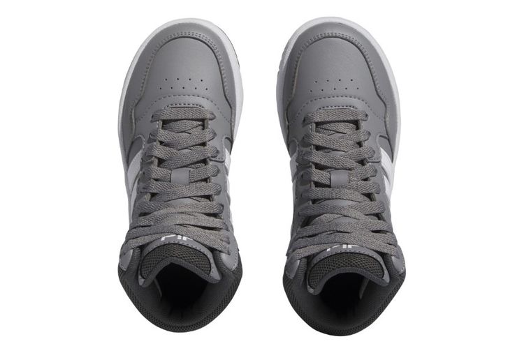 Buty sportowe dziecięce, szare, Adidas Hoops 3.0