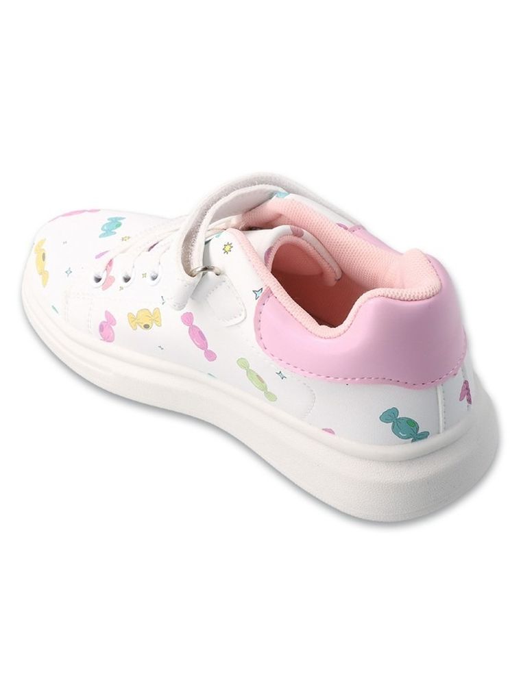 Buty sportowe dziewczęce, białe, Befado