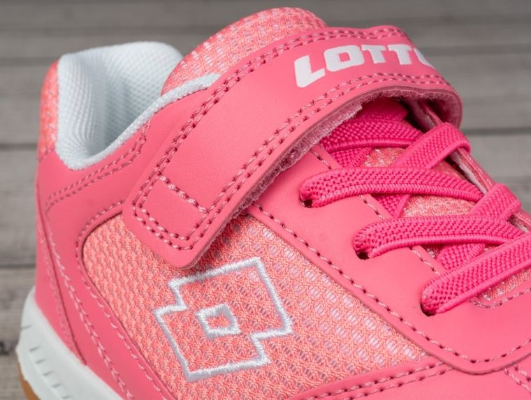 Buty sportowe dziewczęce, różowe, Lotto Whizzer K