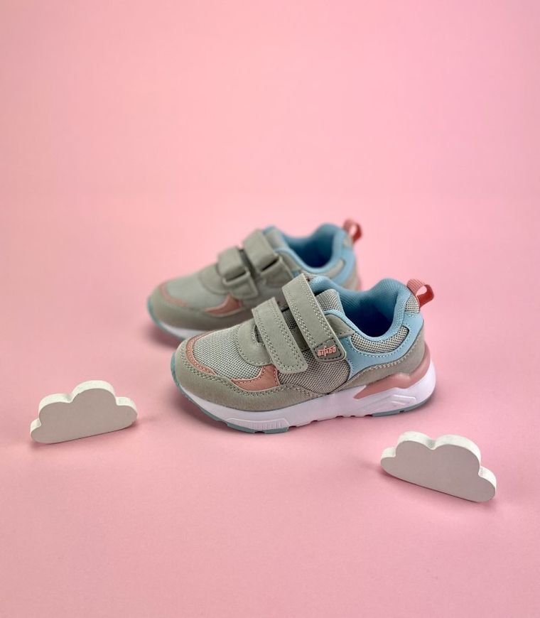 Buty sportowe dziewczęce, szare, Befado