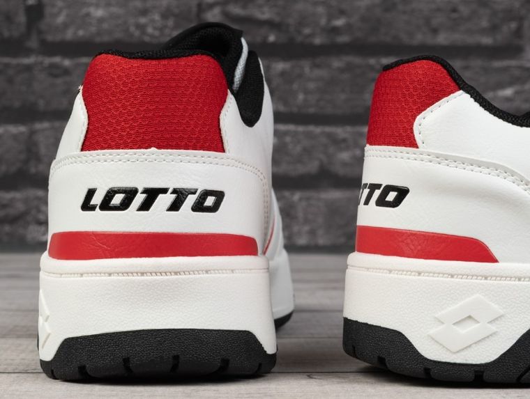 Buty sportowe męskie, białe, Lotto Boxscore