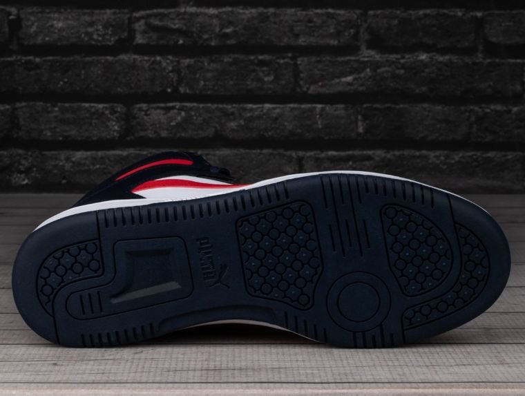 Buty sportowe męskie, białe, Puma Rebound Layup