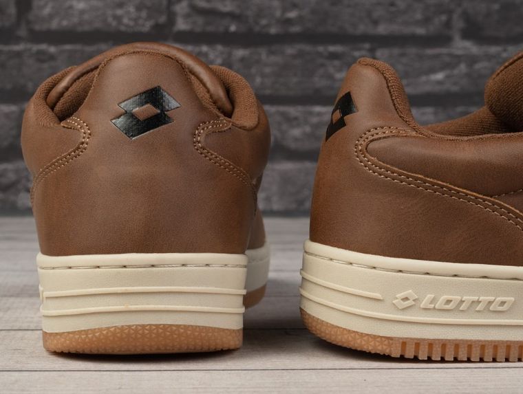 Buty sportowe męskie, brązowe, Lotto Yarin NL