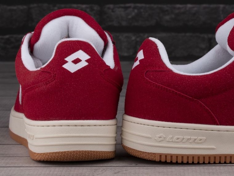 Buty sportowe męskie, czerwone, Lotto Yarin