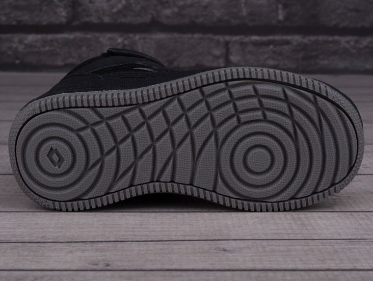 Buty zimowe dziecięce, ocieplane, czarne, Lotto