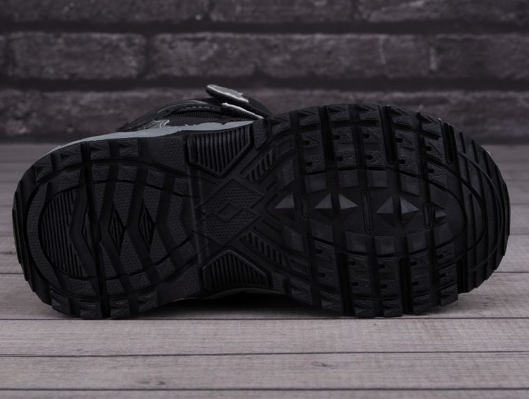 Buty zimowe dziecięce, ocieplane, czarne, Lotto