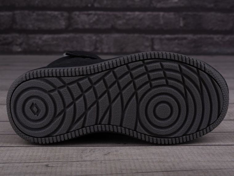 Buty zimowe dziecięce, ocieplane, czarne, Lotto