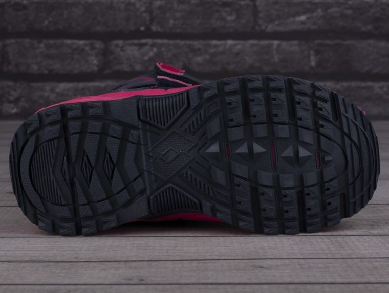 Buty zimowe dziecięce, ocieplane, granatowe, Lotto