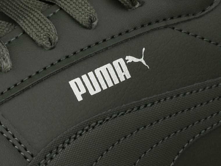 Buty zimowe męskie, ocieplane, zielone, Puma Caven Mid Winter