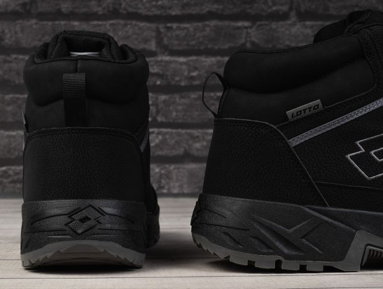 Buty zimowe, unisex, czarne, Lotto