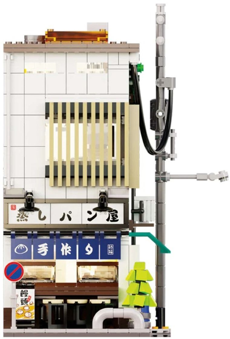 Cada, Japoński sklep z bułeczkami na parze, klocki kolekcjonerskie, 1108 elementów