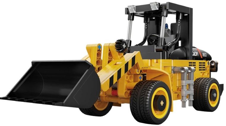 Cada, koparko-ładowarka, klocki konstrukcyjne, 403 elementy