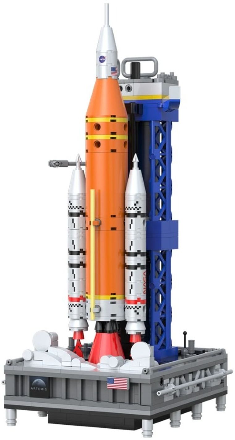 Cada, NASA, Artemis Space Launch System, klocki konstrukcyjne, 659 elementów