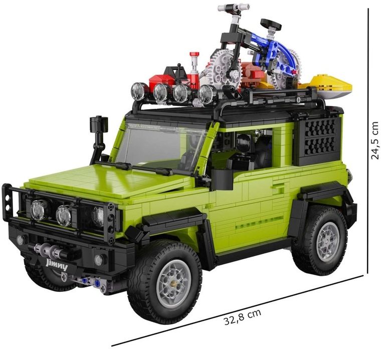 Cada, Suzuki Jimny, klocki konstrukcyjne, pojazd 2w1, 1803 elementy