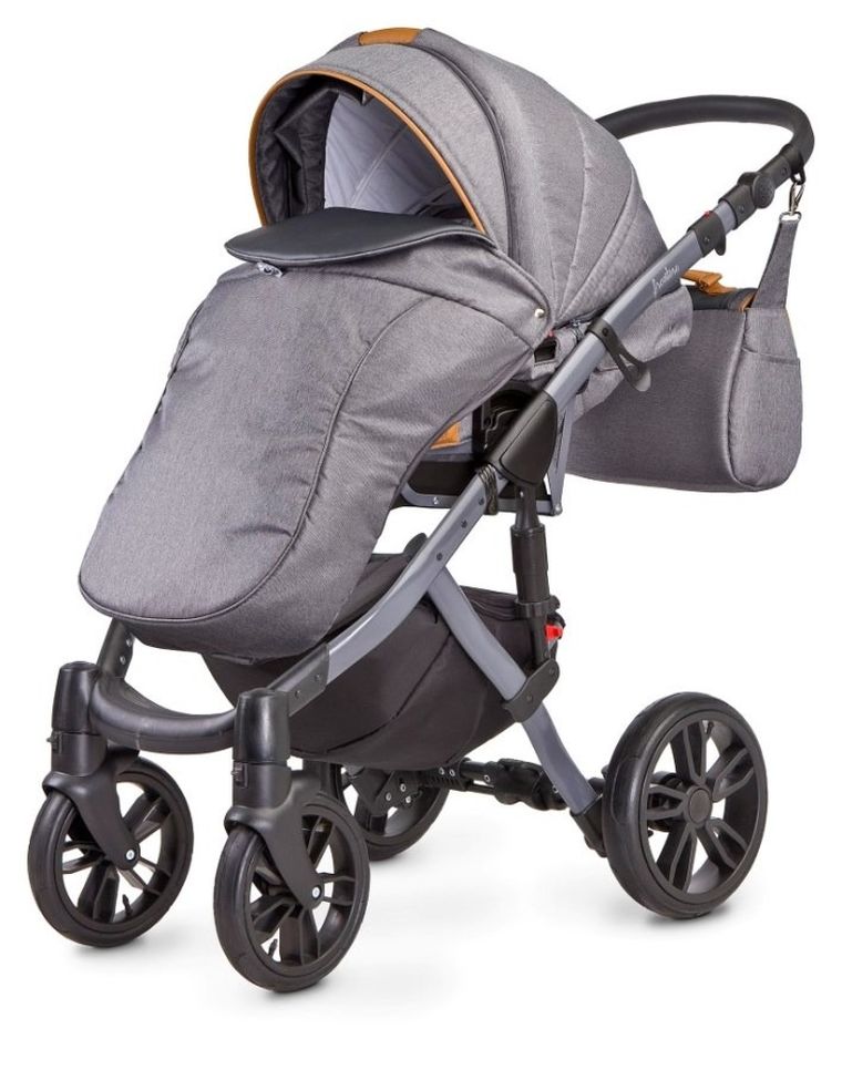 Camini, Frontera, wózek wielofunkcyjny, grafitowy